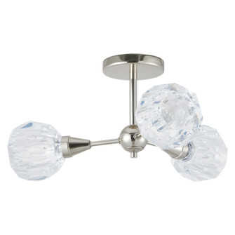 Helena Three Light Semi-Flush Mount in Polished Nickel (577|206946A)