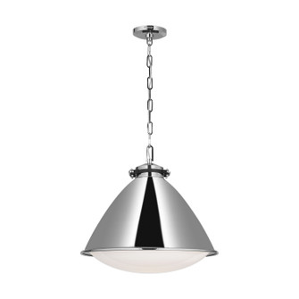 Hayward One Light Pendant in Polished Nickel (454|LP1121PN)