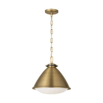 Hayward One Light Pendant in Time Worn Brass (454|LP1111TWB)