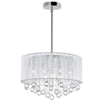 Water Drop Six Light Chandelier in Chrome (401|5006P18C-R(W))