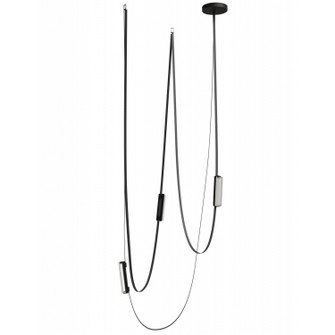 Fremont LED Chandelier in Black (192|HF7203-G400-BLK)