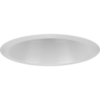 6IN RECESSED One Light Baffle Trim in Satin White (54|P806000-028)