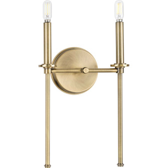 Elara Two Light Wall Bracket in Vintage Brass (54|P710107-163)