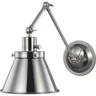 Hinton One Light Swing Arm Wall Lamp in Brushed Nickel (54|P710095-009)