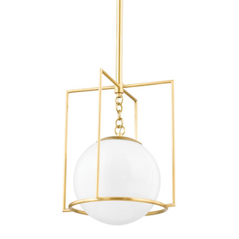 Frankie One Light Pendant in Aged Brass (428|H648701S-AGB)