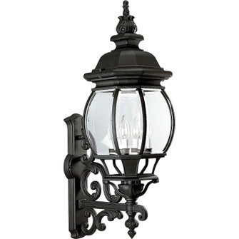 Onion Lantern Four Light Wall Lantern in Textured Black (54|P5701-31)