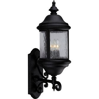 Ashmore Three Light Large Wall Lantern in Textured Black (54|P5652-31)