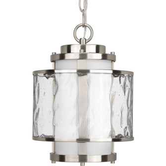 Bay Court One Light Hanging Lantern in Brushed Nickel (54|P5589-09)