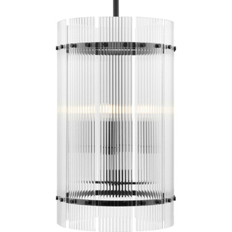 Seville Four Light Foyer Pendant in Matte Black (54|P500457-31M)