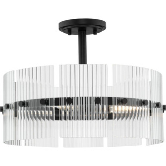 Seville Four Light Pendant in Matte Black (54|P500456-31M)
