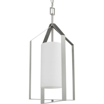 Vertex One Light Foyer Pendant in Brushed Nickel (54|P500433-009)
