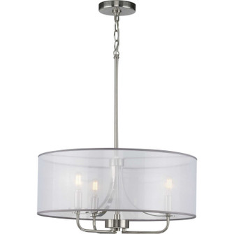 Riley Three Light Pendant in Brushed Nickel (54|P500243-009)