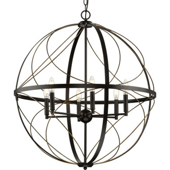 Brandywine Six Light Pendant in Antique Bronze (54|P500069-020)