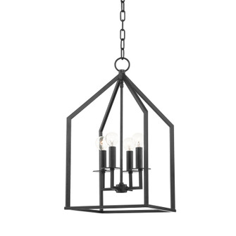 Lena Four Light Pendant in Aged Iron (428|H514704S-AI)