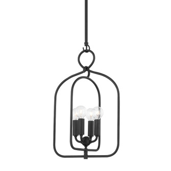 Mallory Four Light Pendant in Aged Iron (428|H512701S-AI)