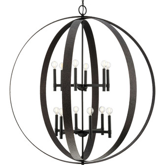 Allegheny 12 Light Chandelier in Matte Black (54|P400409-31M)