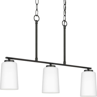 Adley Three Light Linear Chandelier in Matte Black (54|P400348-31M)