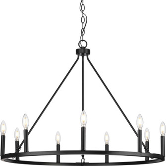 Gilliam Nine Light Chandelier in Matte Black (54|P400314-31M)