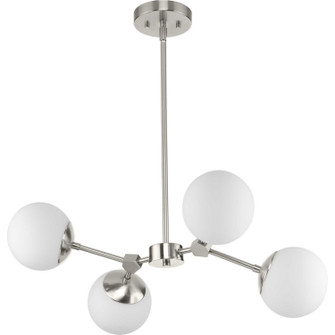 Haas Four Light Chandelier in Brushed Nickel (54|P400307-009)