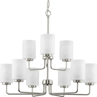 Merry Nine Light Chandelier in Brushed Nickel (54|P400276-009)