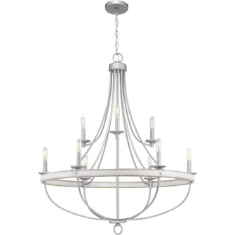 Gulliver Nine Light Chandelier in Galvanized Finish (54|P400159-141)