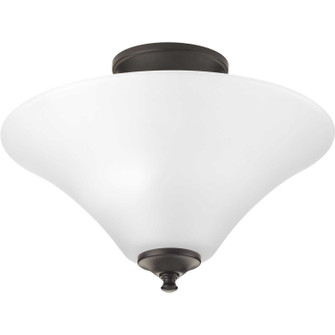 Joy-Bravo Two Light Semi-Flush Mount in Antique Bronze (54|P3855-20W)