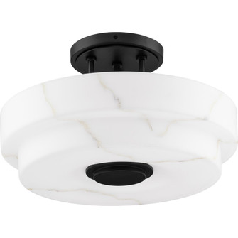 Tosca Three Light Semi-Flush Mount in Matte Black (54|P350284-31M)