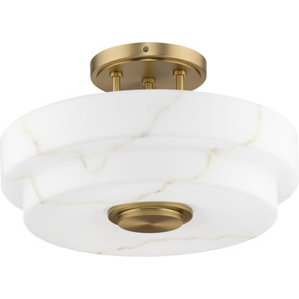 Tosca Three Light Semi-Flush Mount in Brushed Bronze (54|P350284-109)