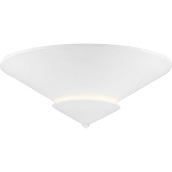 Pinellas Four Light Flush Mount in White Plaster (54|P350270-197)
