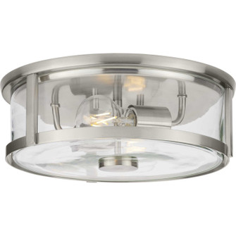 Gilliam Two Light Flush Mount in Brushed Nickel (54|P350253-009)