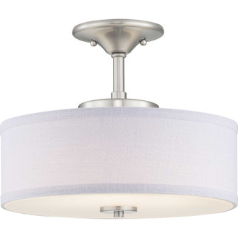 Inspire LED LED Semi-Flush in Brushed Nickel (54|P350134-009-30)