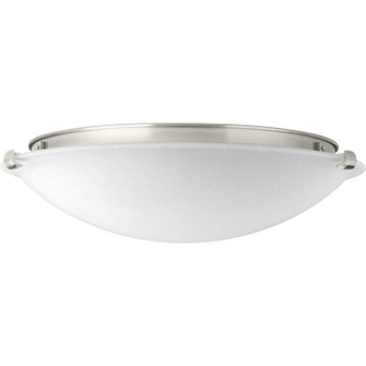 Linen Dome LED LED Flush Mount in Brushed Nickel (54|P350056-009-30)