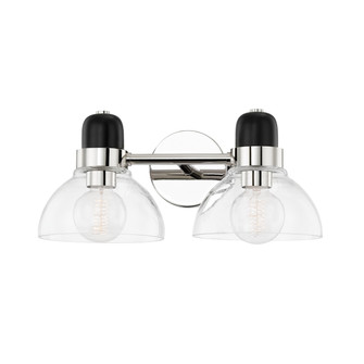Camile Two Light Bath and Vanity in Polished Nickel (428|H482302-PN)