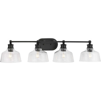 Singleton Four Light Bath in Matte Black (54|P300398-31M)