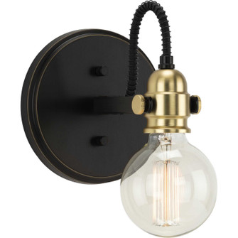 Axle One Light Bath Bracket in Antique Bronze (54|P300189-020)