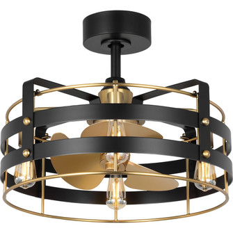 Sewell 24''Ceiling Fan in Matte Black (54|P250120-31M-WB)