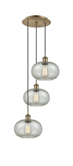 Ballston LED Pendant in Antique Brass (405|113B-3P-AB-G249)