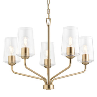 Celino Five Light Chandelier in Champagne Bronze (54|P400442-177)