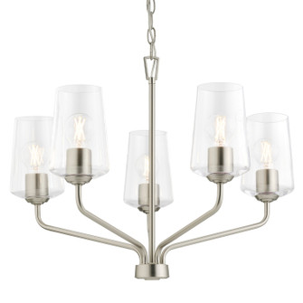 Celino Five Light Chandelier in Brushed Nickel (54|P400442-009)