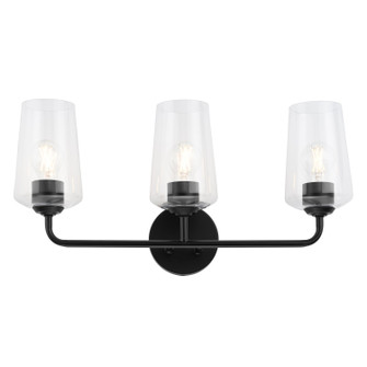 Celino Three Light Bath & Vanity in Black (54|P300541-031)