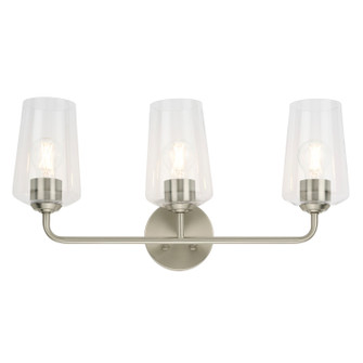 Celino Three Light Bath & Vanity in Brushed Nickel (54|P300541-009)