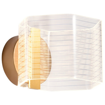 Kenzo LED Wall Sconce in Polished Anodized Bronze (72|62-2407)