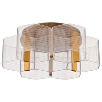 Kenzo LED Flush Mount in Polished Anodized Bronze (72|62-2402)
