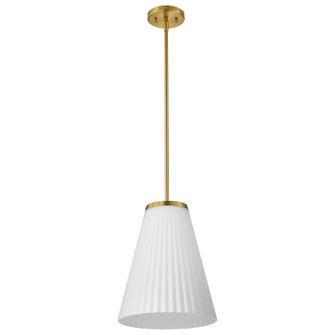 Royale One Light Pendant in Burnished Brass (72|60-8728)