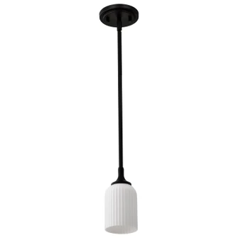 Solara One Light Mini Pendant in Matte Black (72|60-8645)