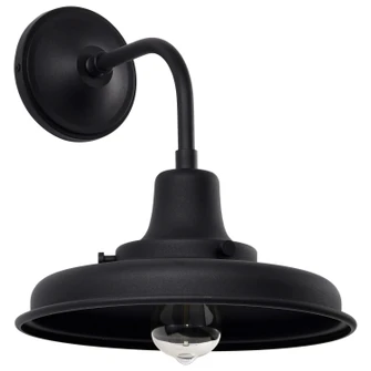 Morris One Light Outdoor Wall Lantern in Black (72|60-8551)