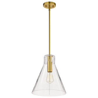 Gianna One Light Pendant in Vintage Brass (72|60-8348)