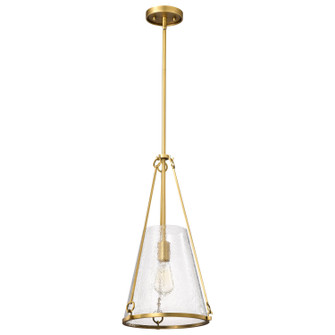 Valentine One Light Pendant in Vintage Brass (72|60-8266)