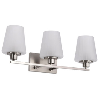 Lune Three Light Vanity in Brushed Nickel (72|60-8223)