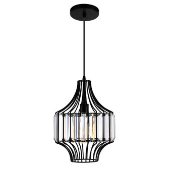 Alethia One Light Pendant in Black (401|9942P10-1-101-D)
